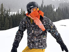 Load image into Gallery viewer, Grand Canyon National Park Map Survival Bandana - Ultra-Light Emergency Navigation Scarf - Lightweight Signal Blaze Orange Lightweight Hiking Camping