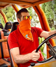 Load image into Gallery viewer, Grand Canyon National Park Map Survival Bandana - Ultra-Light Emergency Navigation Scarf - Lightweight Signal Blaze Orange Lightweight Hiking Camping