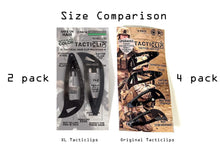 Load image into Gallery viewer, Tacticlips® Black XL Snap Hair Clip Multitool Barrettes for Thick Hair, Large 2 Pack, Tactical Stainless Steel Metal, Jumbo Salon Women Accessories