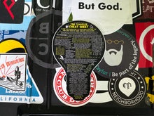 Load image into Gallery viewer, Time Traveler Cheat Sheet Decal - Future-proof Education & Training