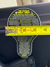 Load image into Gallery viewer, Time Traveler Cheat Sheet Decal - Future-proof Education & Training