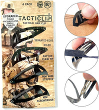 Load image into Gallery viewer, Tacticlips® - Multitool Tactical Hair Clip (Black)