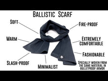 Load and play video in Gallery viewer, 100% Kevlar® Scarf: Soft, Breathable, &amp; Strong. BALLISTIC SCARF® Slash &amp; Fire-Resistant, &amp; 6x Stronger than Cotton.
